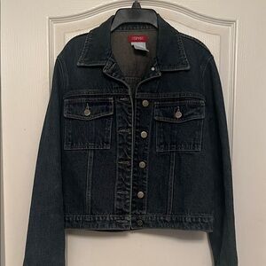 Y2K Esprit Dark Blue Denim Jacket for Women